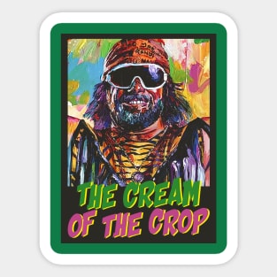 MACHO MAN - THE CREAM OF THE CROP PAINTING Sticker